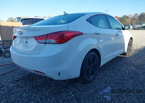 2011 Hyundai Elantra Gls из США, поврежденный, VIN 5NPDH4AE0BH045148